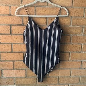 Gaze size small body suit with button snaps, worn once